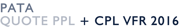 PATA  Quote PPL + CPL VFR 2016